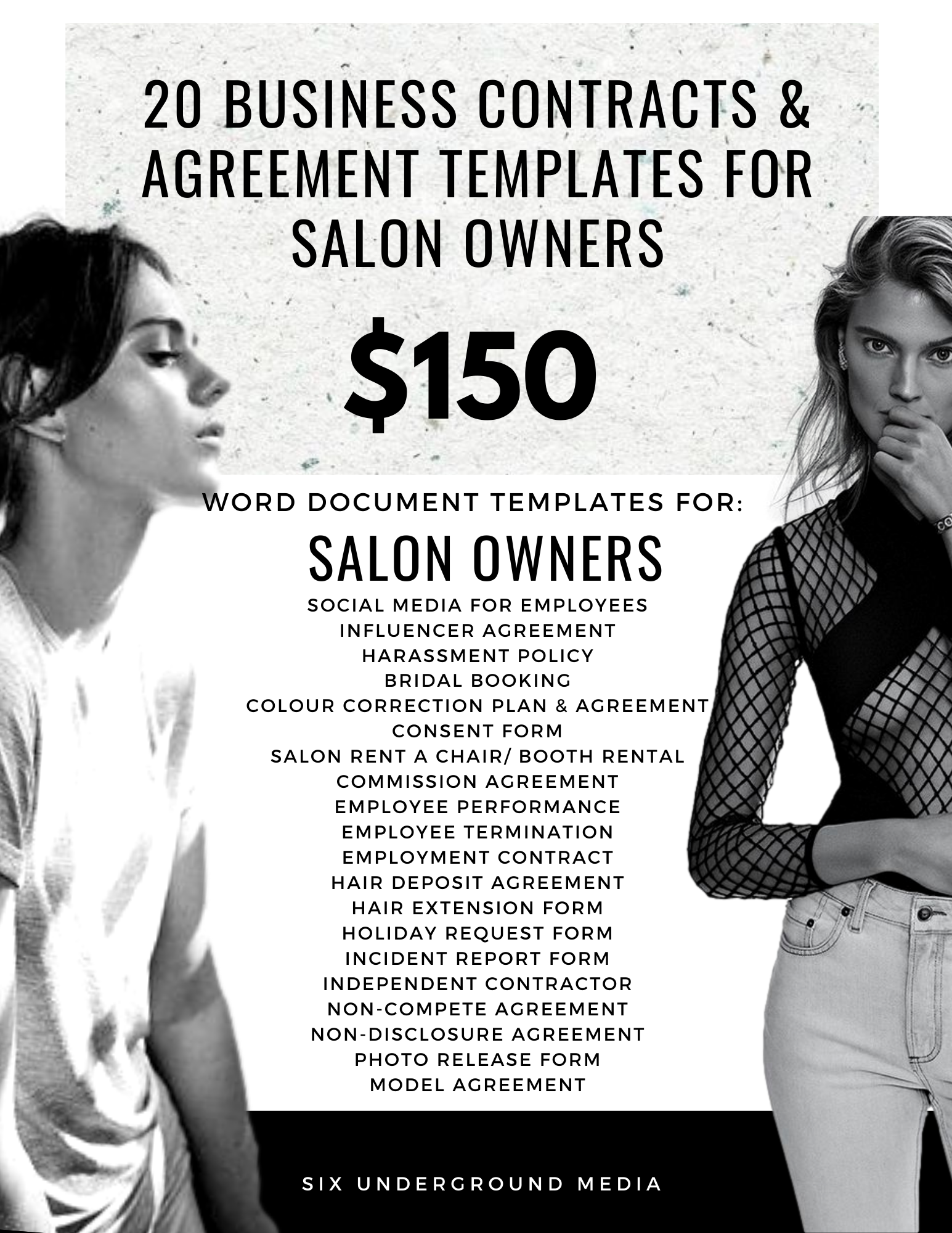 20 Business Contracts &amp; Agreement Templates for Salon Owners – Six 