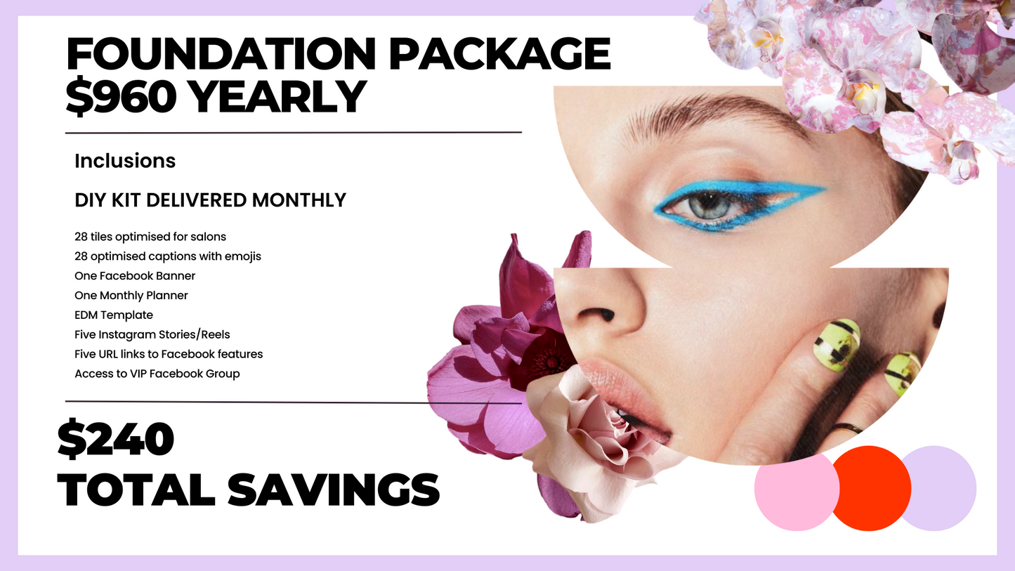$25 per week | Social media and marketing package DIY