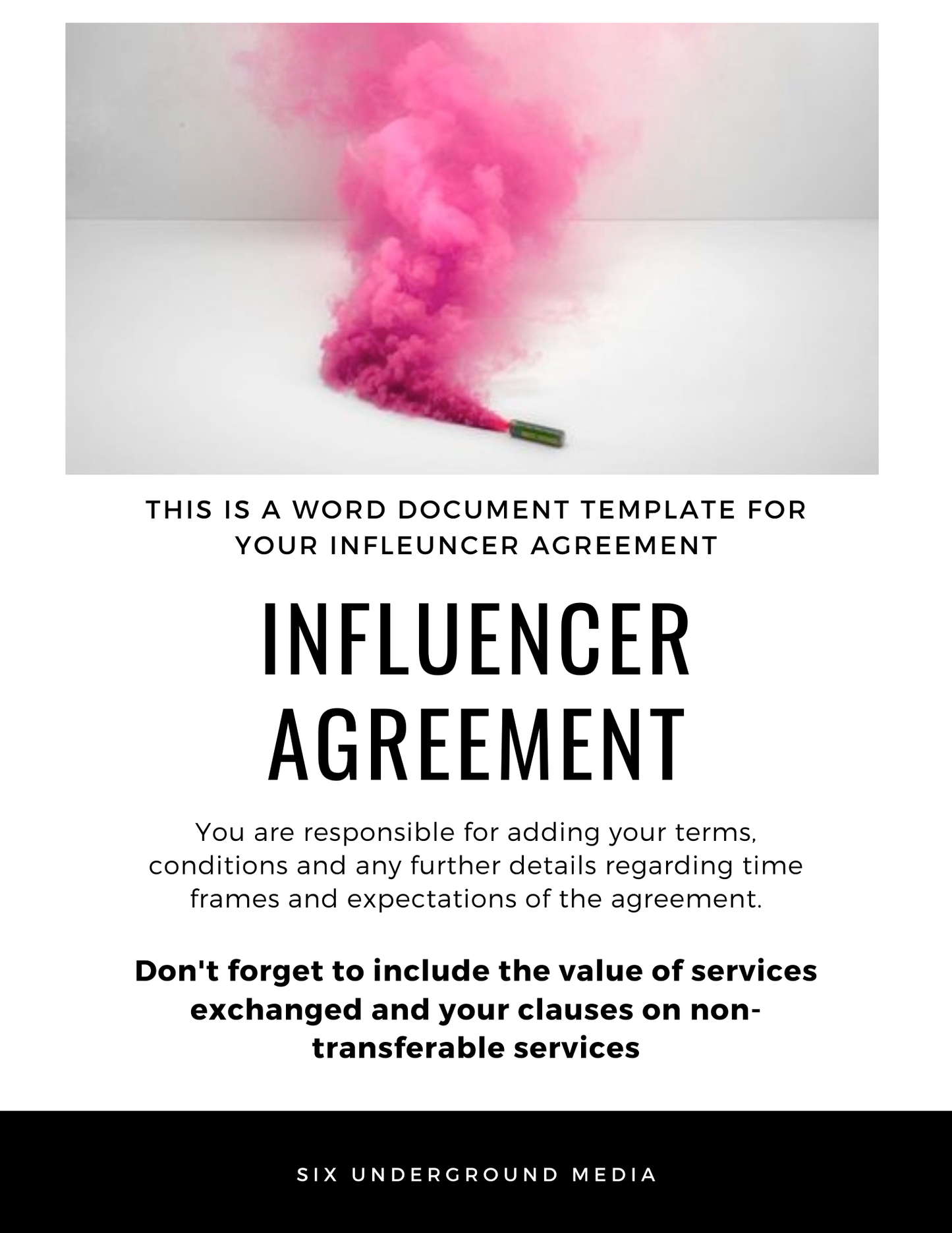 Influencer Agreement