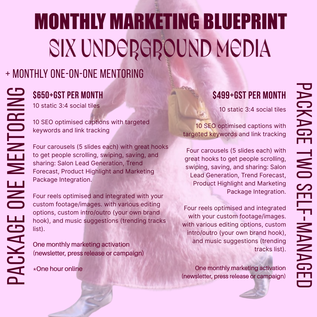 Monthly Marketing Blueprint