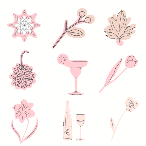 Pink Eco Stickers