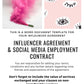 Bundle | Influencer Agreement X Social Media Employment Template